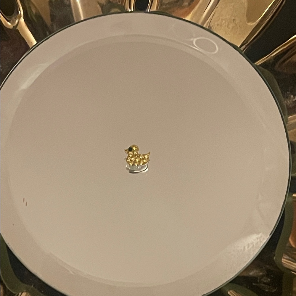 Origami Owl- Swarovski duck charm